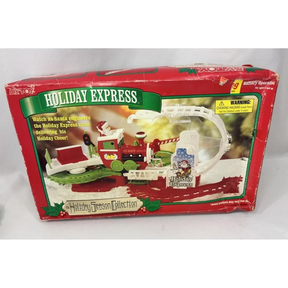 1994 D.Y. Toy Holiday Express Train The Holiday Season Collection Vintage